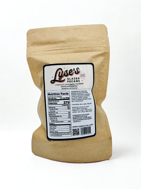 Lyse's DELISH Pink Box  (1 DELISH hat, 3 SM Bags of Pecans, 3 SM Bags of Walnuts)