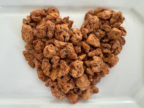 Lyse's Gift Box of Variety Pack  (3 SM Bags of Pecans, 3 SM Bags of Walnuts, Pink Box)