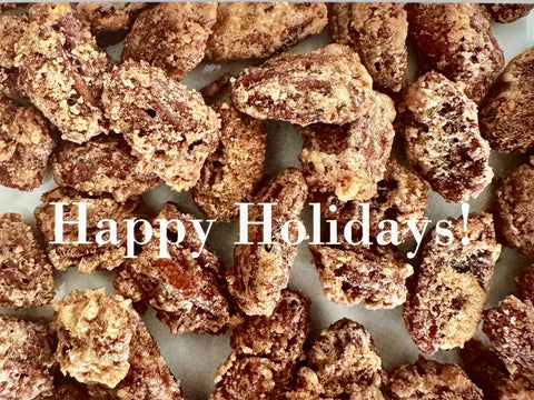 Lyse's  Deluxe Gift Box Variety Pack  (1 Lg Bag of Pecans, 3 SM Bags of Walnuts and Apron)